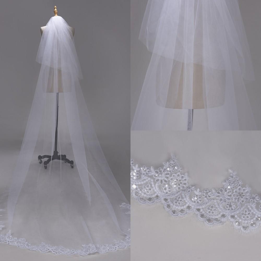 cheap cathedral wedding veils