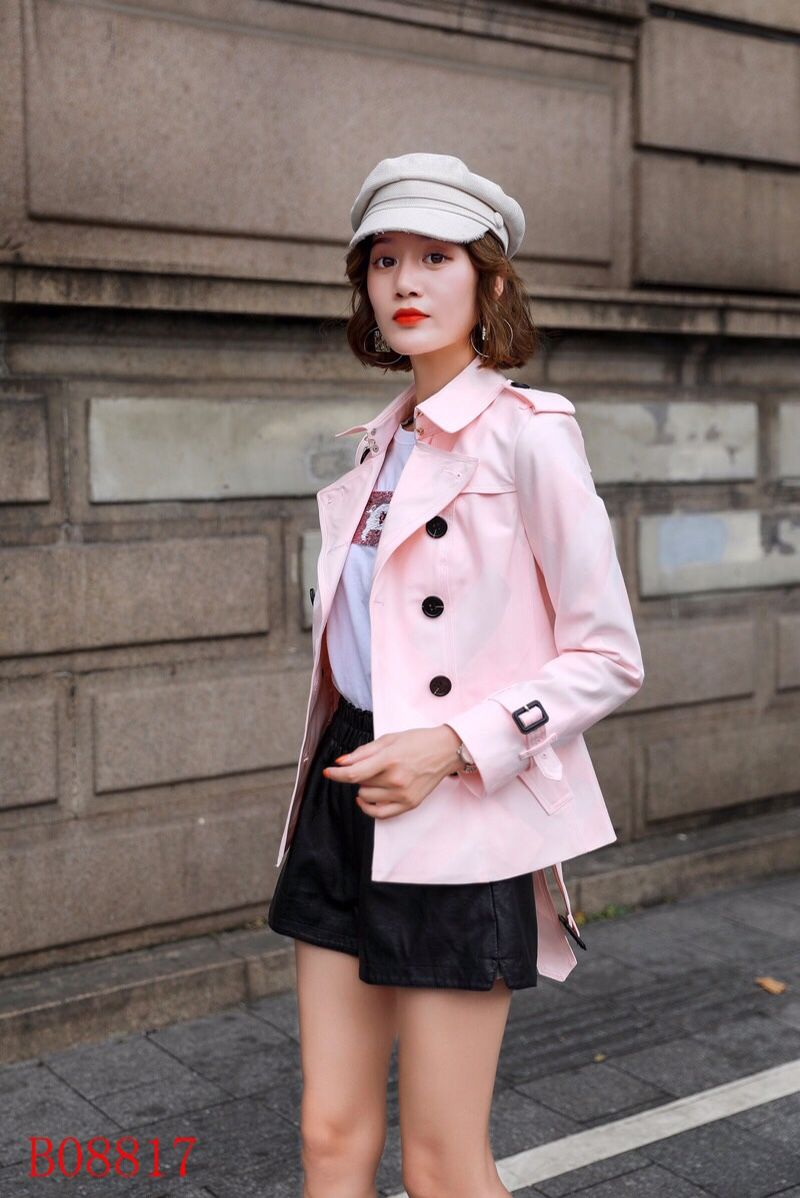 ladies short trench coat