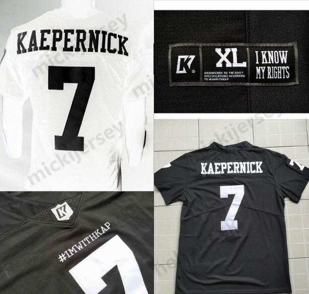 womens black kaepernick jersey