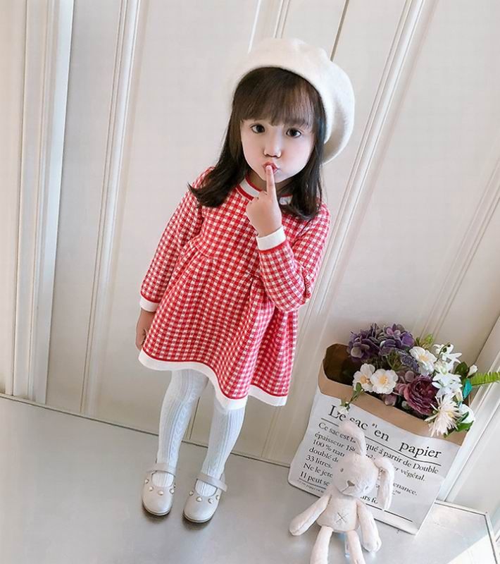 Acquistare Plaid Abiti Maglione La Neonata Maglieria Di Lana A Maniche  Lunghe Dolce Abito Vestiti Del Bambino 0 4T E8814 Economico | Consegna  Veloce E Qualità | It.Dhgate