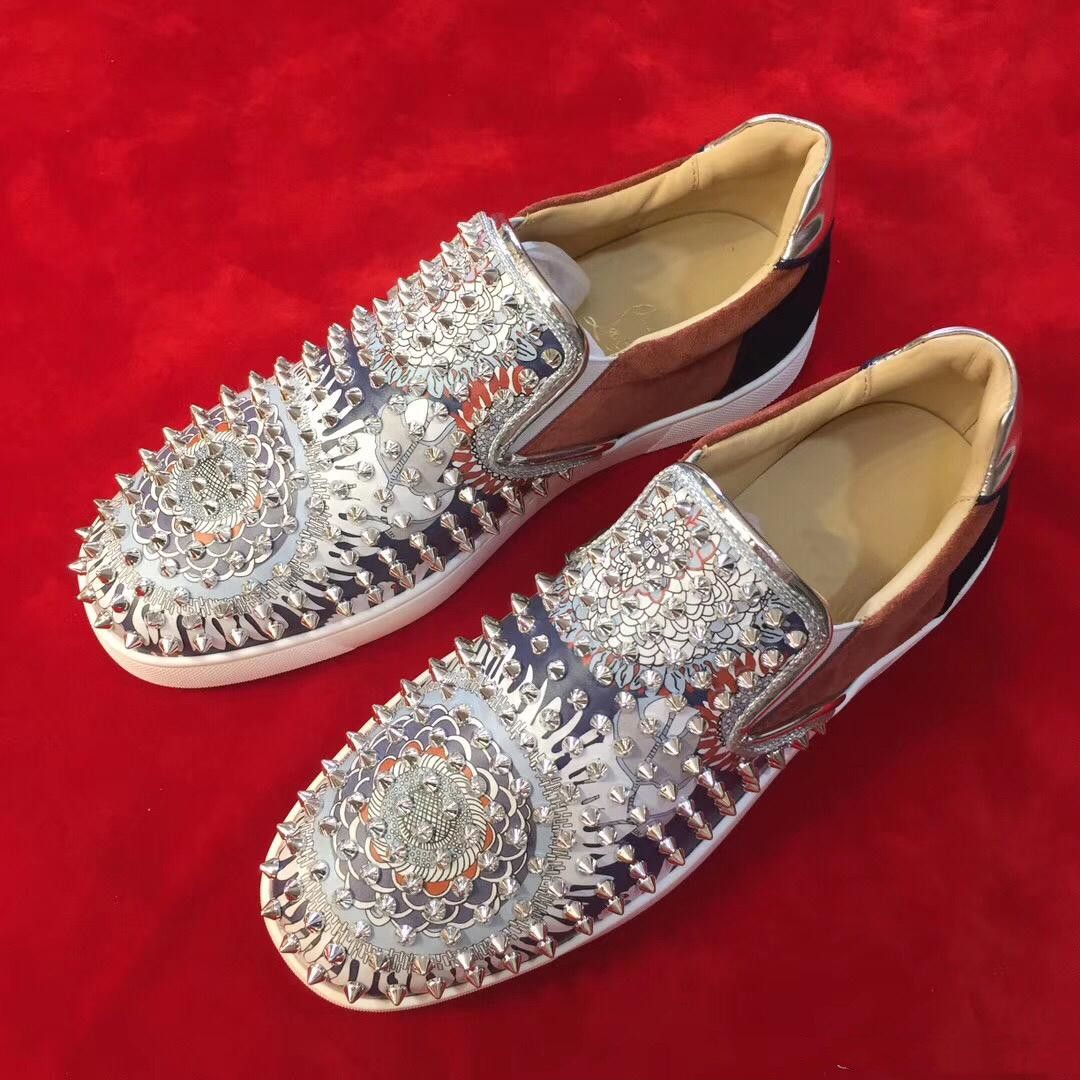 red bottom flat shoes