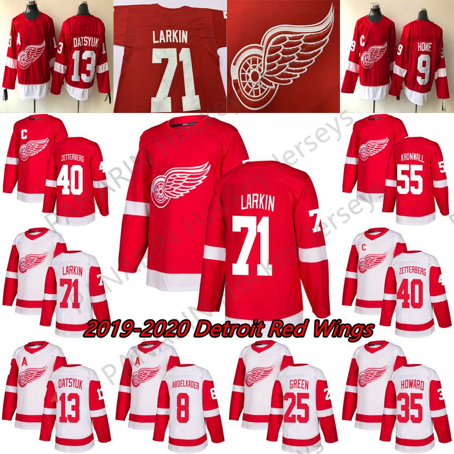 detroit red wings 13 jersey