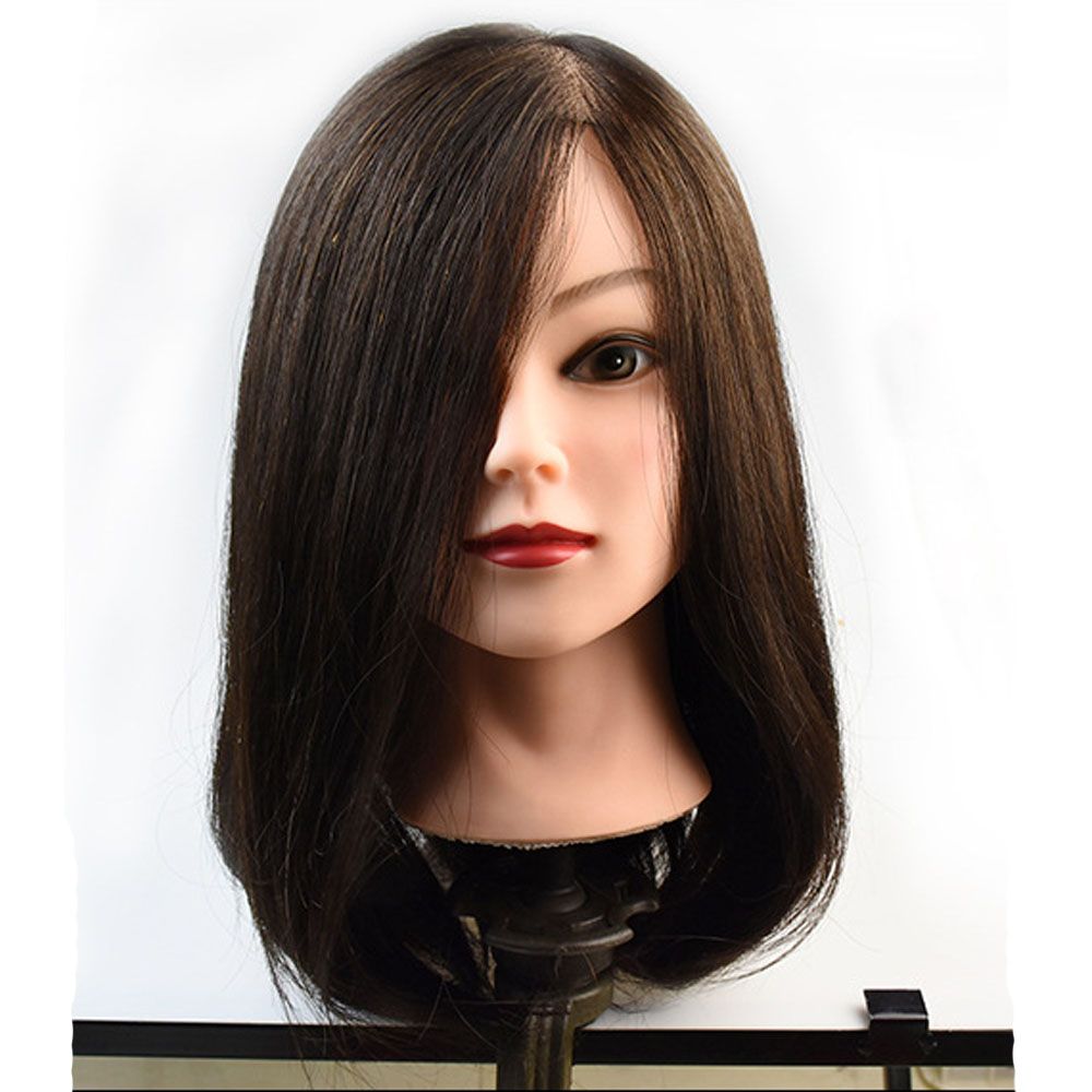 hair mannequin human hair 100%