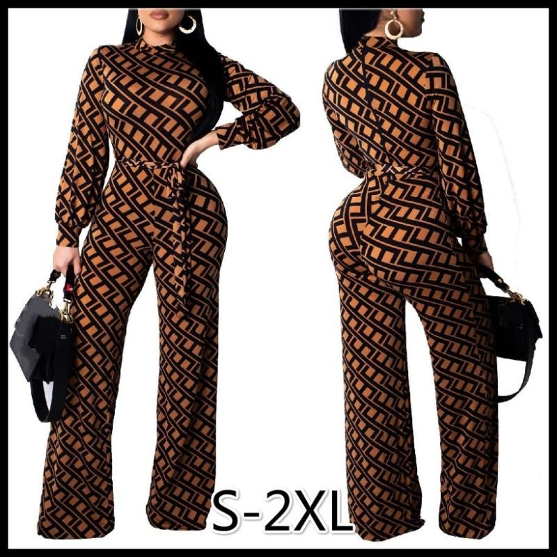 cotton slim printed wide leg jumpsuit