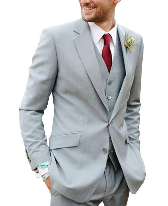 simple wedding suit