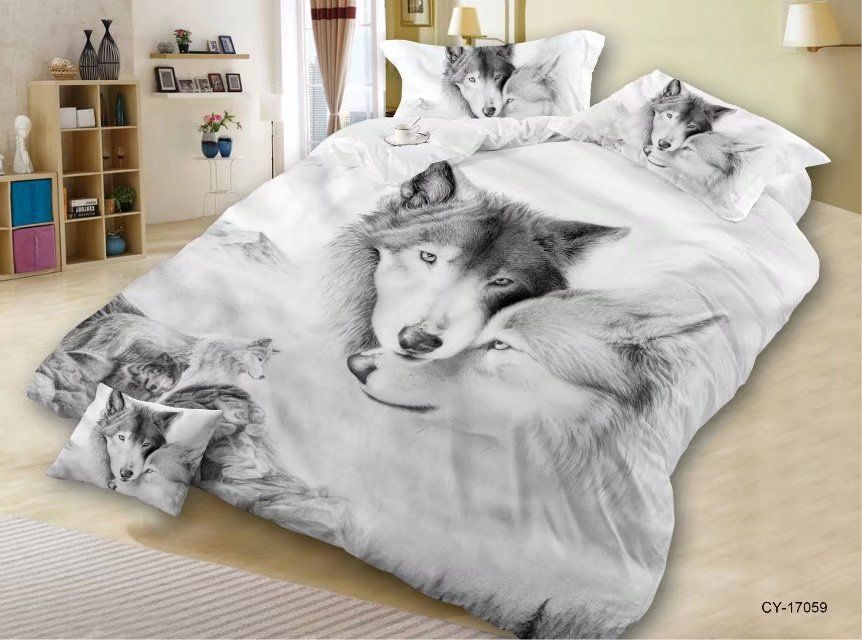 Ms O Custom Made 3d Animal Queen Size Duvet Cover Set Dog Tiger