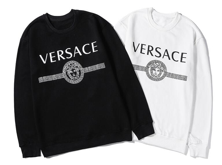 felpa versace bianca