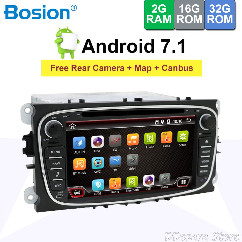 onhandig bloem Rationalisatie Buy Dropshipping Other Auto Electronics Online, Cheap Bosion 2 Din Android  7.1 Car Dvd Gps Player Stereo Radio For Ford Mondeo Focus Built In  +Wifi+Bluetooth+USB+SD By Xianru | DHgate.Com