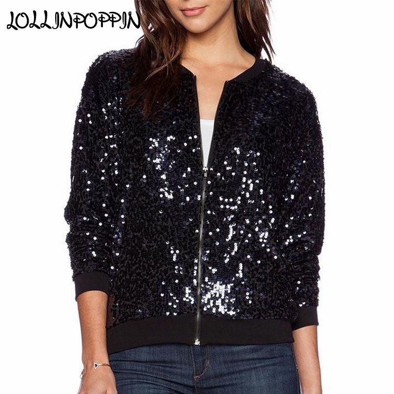 black sequin jackets