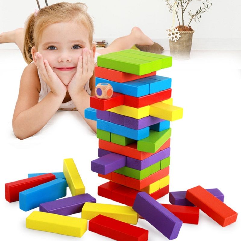 children building blocks