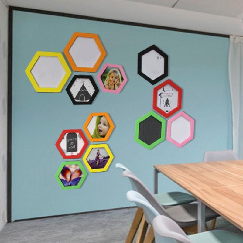 2020 DIY Colorful Hexagon Picture Frames Photo