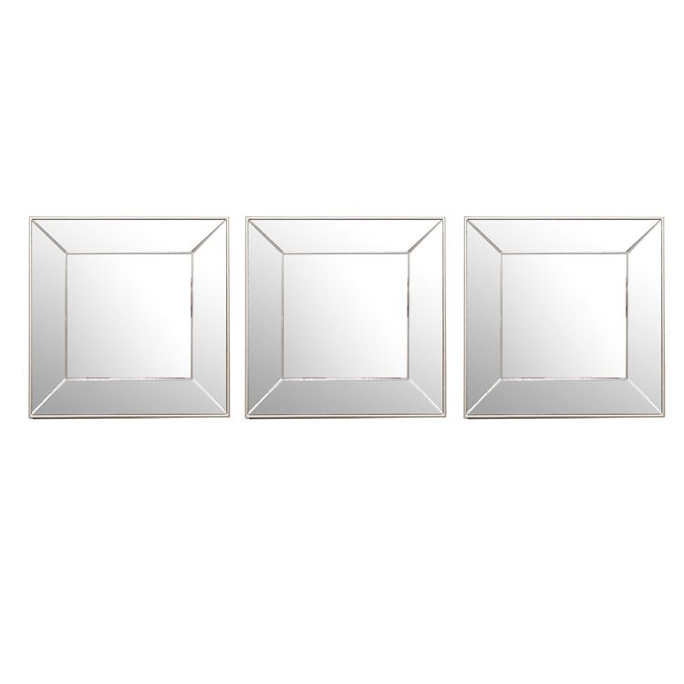 Whole And Retail Moreideahome Square Shaped Plastic Wall Decorative Art Mirror Set For Home Decor From Nbstepwin 3 01 Dhgate Com - Square Wall Mirror Decor