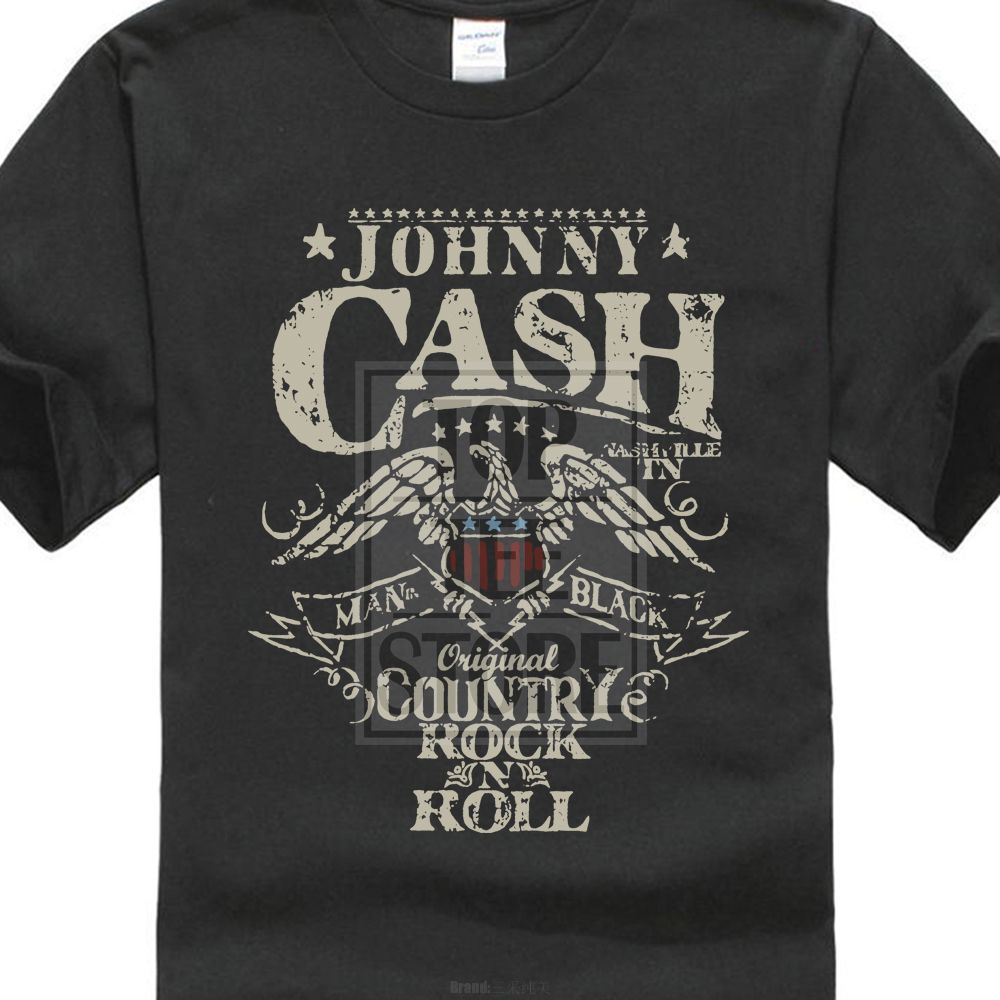 Johnny Cash Country Rock N Roll S M Xl 2Xl Nueva camiseta oficial