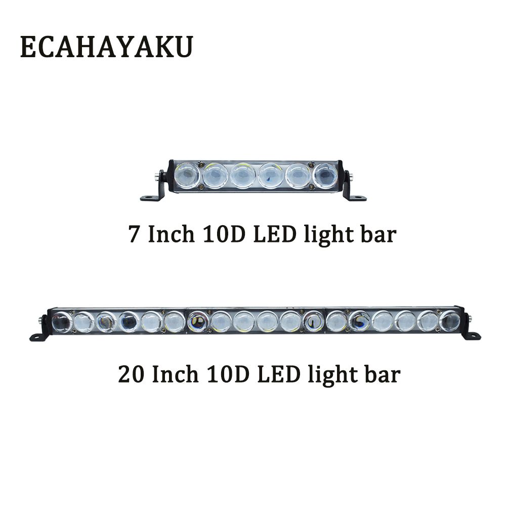20inch CREE LED Light Bar 90W Single Row Spot Beam IP68 Waterproof Fog Lamp