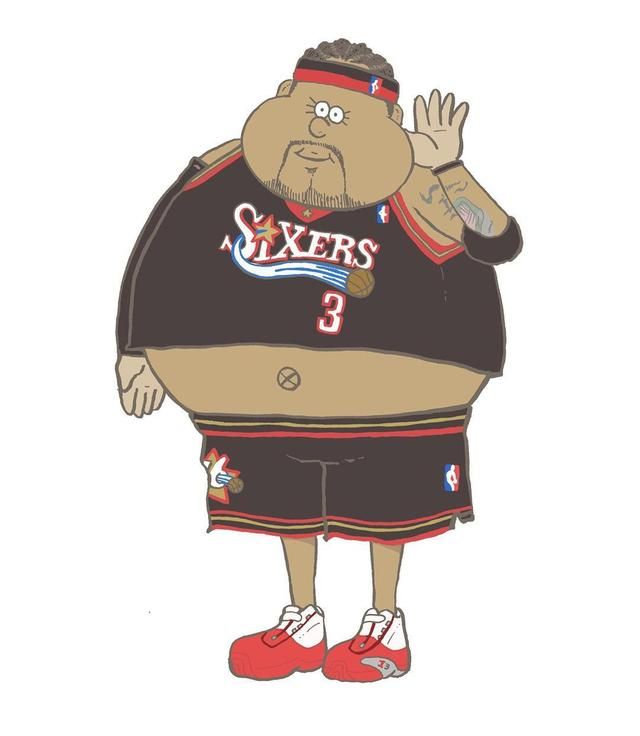 funny fat version basketball cartoon car sticker refrigerator sticker HD-002 funny fat version basketball cartoon car sticker refrigerator sticker HD-002