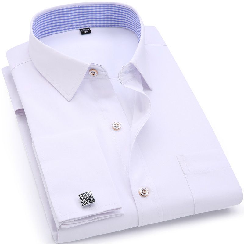 mens formal shirts with cufflinks