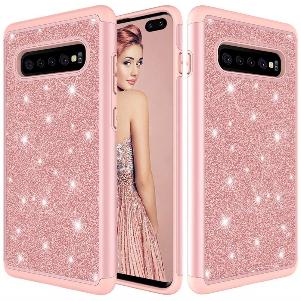Delincuente tetraedro Adquisición Suministro Al Por Mayor Para Samsung S10 Funda Mujer Lujo Glitter Brillante  Bling ProEtective Funda Para Samsung Galaxy S10 Plus S10E De Tours, 1,37 €  | DHgate