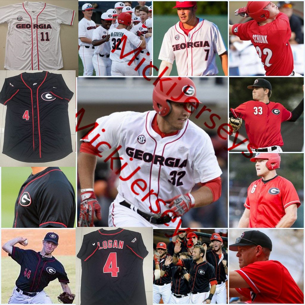 georgia baseball uniforms