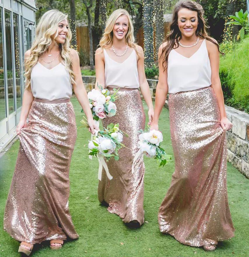 maxi skirt and top for wedding