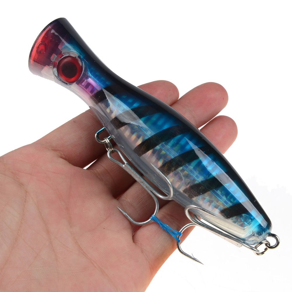 2020 New Cupped Mouth Big Game Bass Fishing Lure 12cm 40g 3d Eyes
