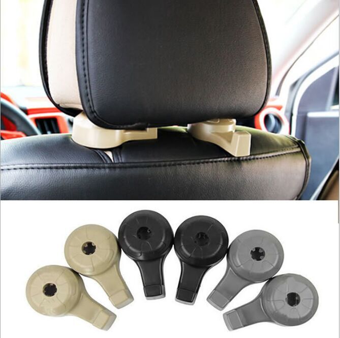 2020 Universal Invisable Car Back Seat Hooks For Grocery Shopping Auto Vehicle Car Styling