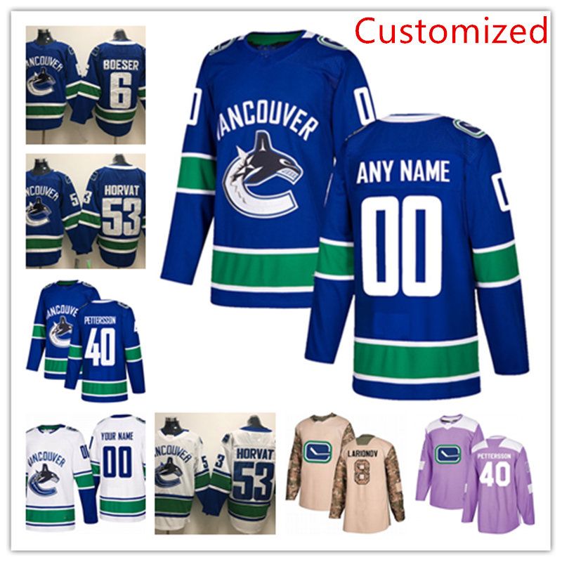 custom canucks jersey