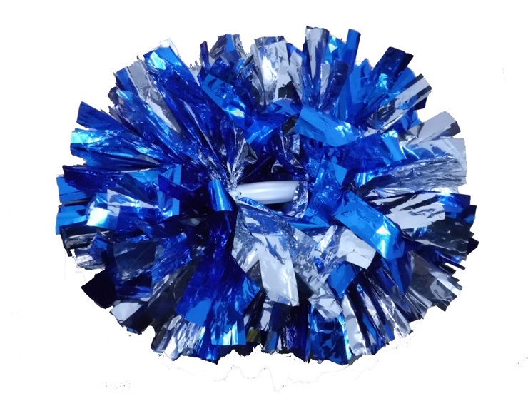 40CM Cheerleader sports pompons (6 pieces/lot) PVC Cheerleader pompoms Game  Cheerleading supplies Color can free combination