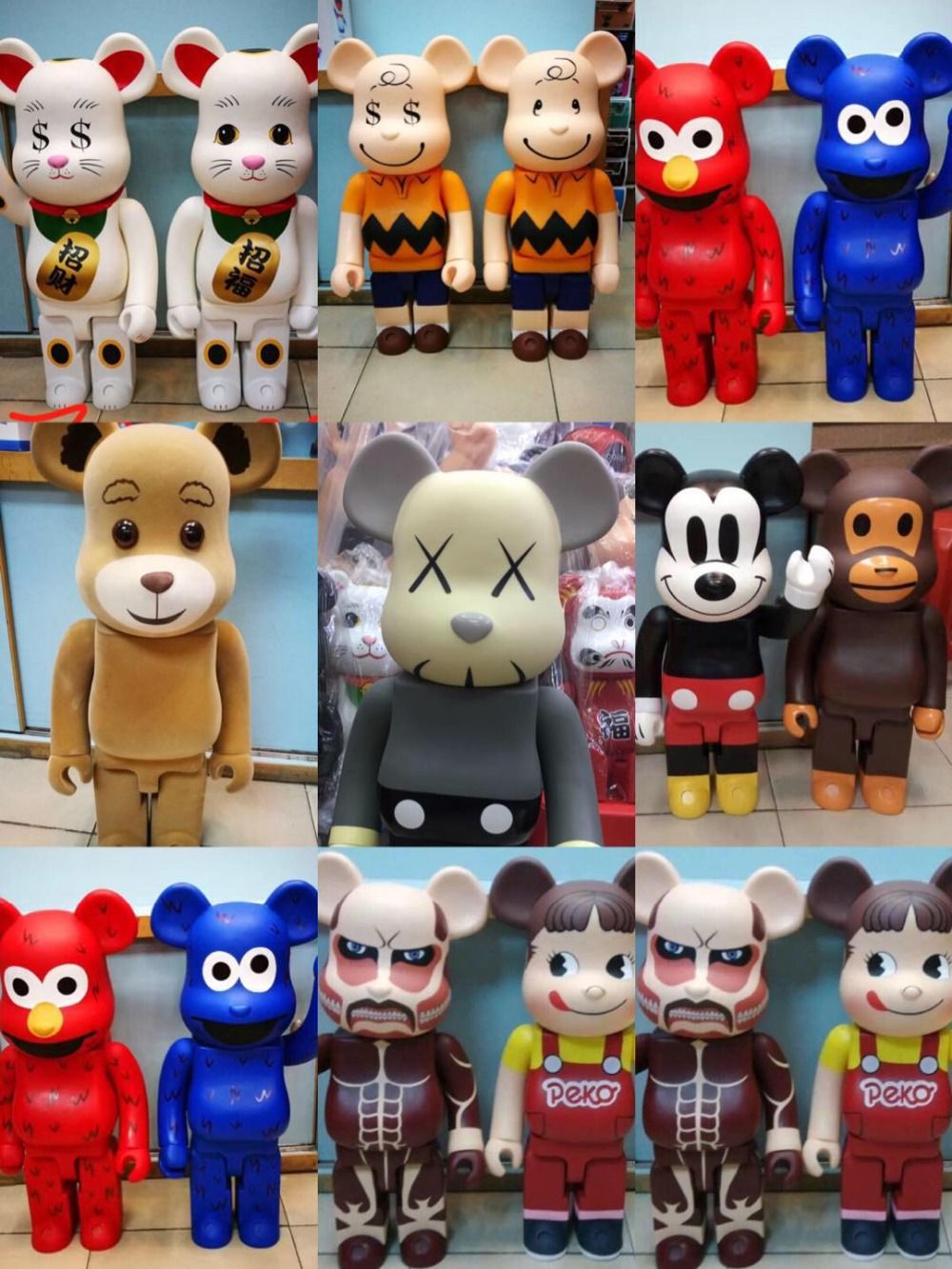 21 Hot 70cm 1000 Bearbrick Be Rbrick Vinyl Doll Medicom Fashion Toy Art Work Great Gift For Friends From Chinatonyzhong 301 5 Dhgate Com