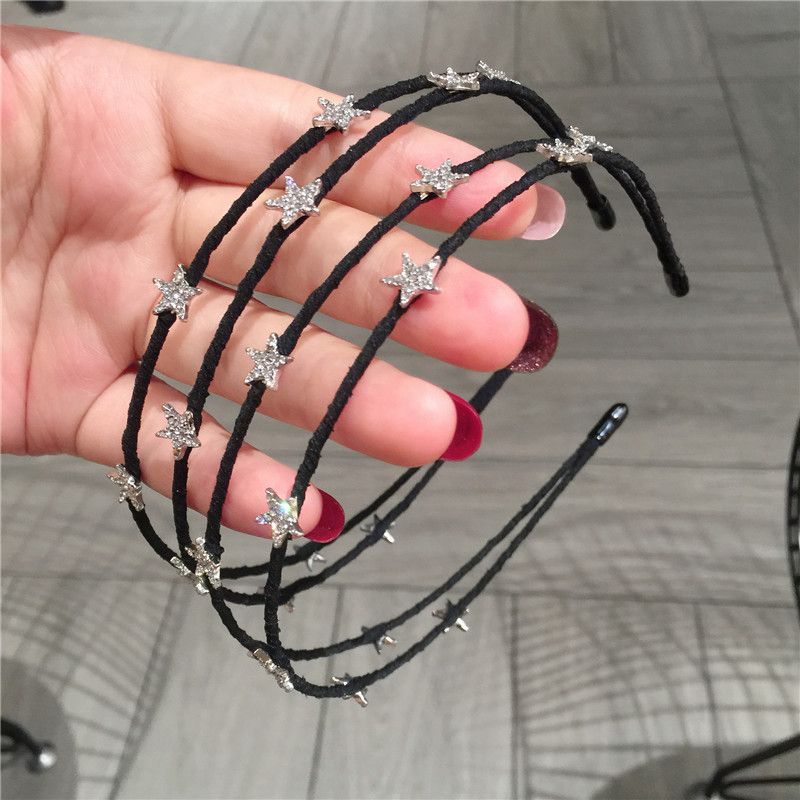 Star Headband Headbands Chain Bands Metal Pentagram Women Band Hair Jewelry Star Headband Headbands Chain Bands Metal Pentagram Women Band Hair Jewelry
