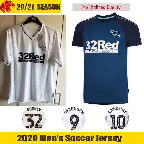 2020 20 21 Derby County Soccer Jerseys ROONEY 2020 2021 ...