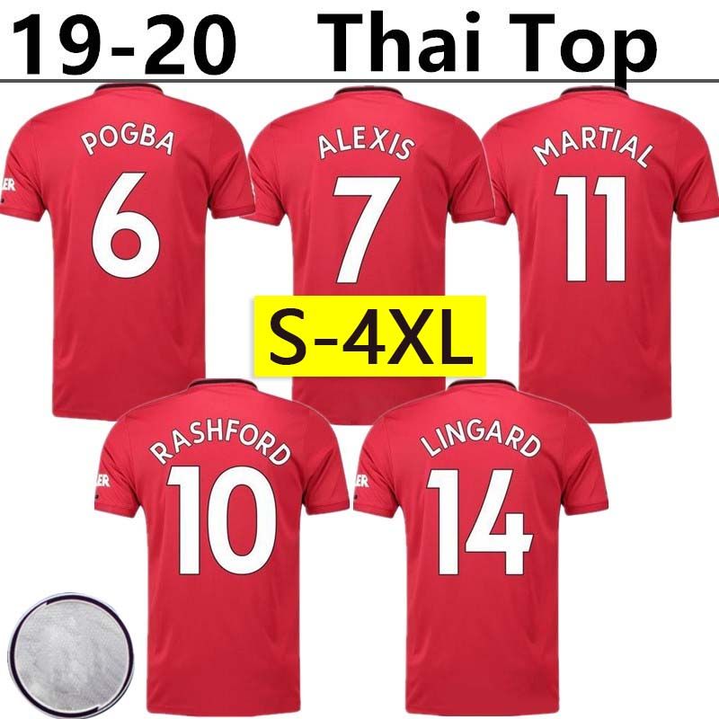 4xl manchester united jersey