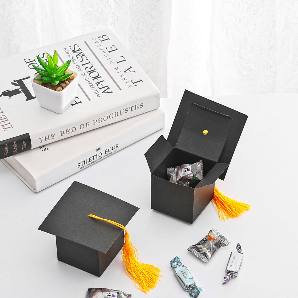 10/Hat Cap Candy Box Graduation Celebration Party Decoration Candy