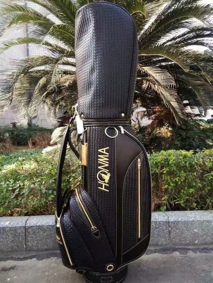 2021 HONMA Golf Bag Men And Women High Quality Woven PU Leather Golf