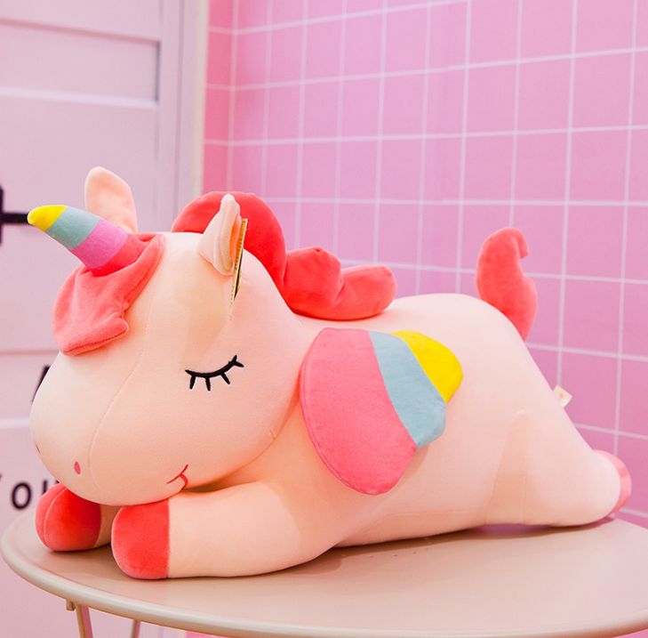 unicorn plush pillow