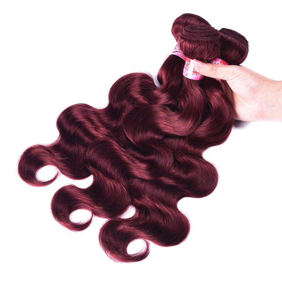 2019 Brazilian 8a Grade Virgin Human Hair Body Wave 3 Bundles 99j