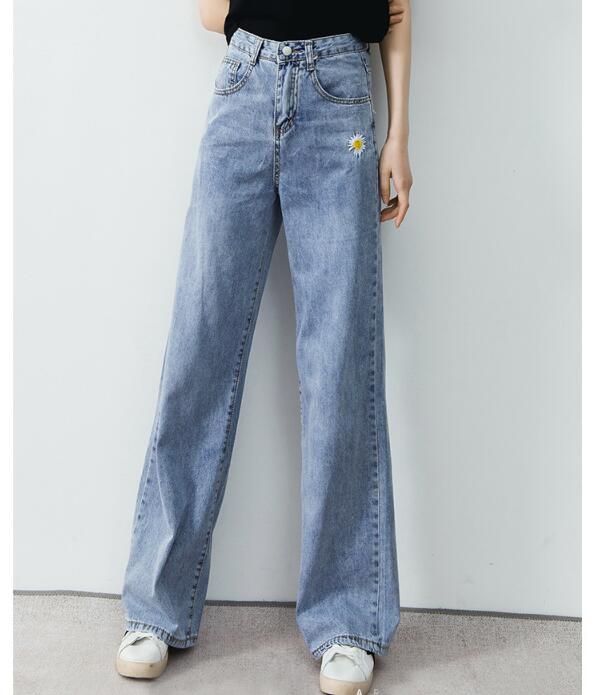 baggy straight leg jeans