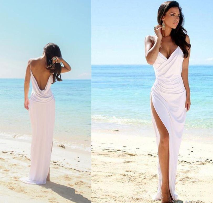 casual beach wedding dress