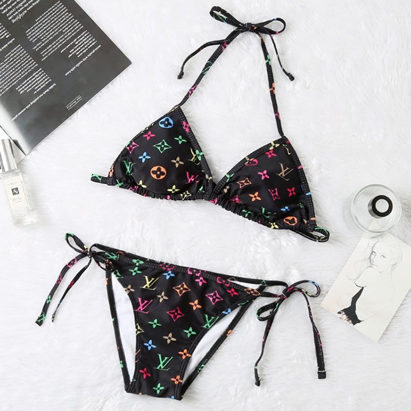 Lv Louis Vuittion Mujeres De Baño Bikini Atractivo De Los