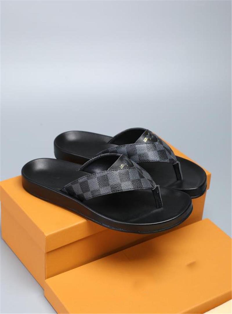 Vuitton LV Womens sandalias para hombre zapatos de diseño de diapositivas zzx1 Luxe moda de