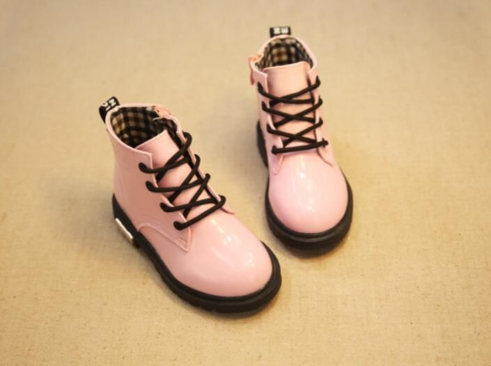 Compra Otoño Invierno Niños Martin Botas Zapatos Para Niños Zapatillas  Altas Cuero De PU Niños Niña Botas De Nieve Para Bebés Talla 21 36 Barato |  Entrega Rápida Y Calidad | Es.Dhgate