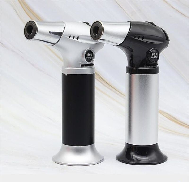 2020 GF 901 Windproof Gun Lighter Upside Down Jet Flame Metal Jet Flame
