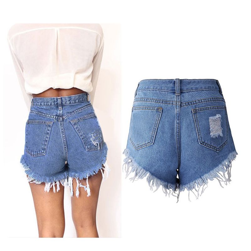 Acquistare 2020 Style Estate Pantaloncini Donna Jeans Button Strappato  Denim Shorts Skinny Mini Plus Size S XXL Breve Feminino Economico |  Consegna Veloce E Qualità | It.Dhgate