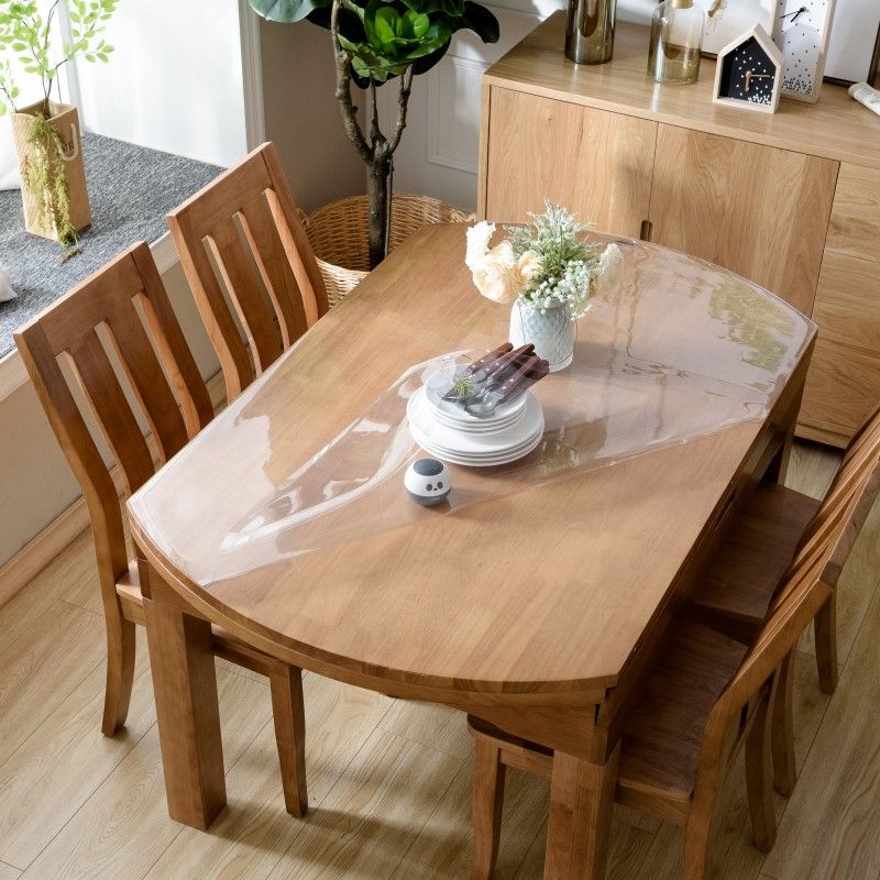 satin al 2018 1 5mm kalin yumusak cam masa ortuleri pvc masa oval ozellestirilebilir kristal kurulu placemats ped ev tekstili icin kapaklari tl239 9
