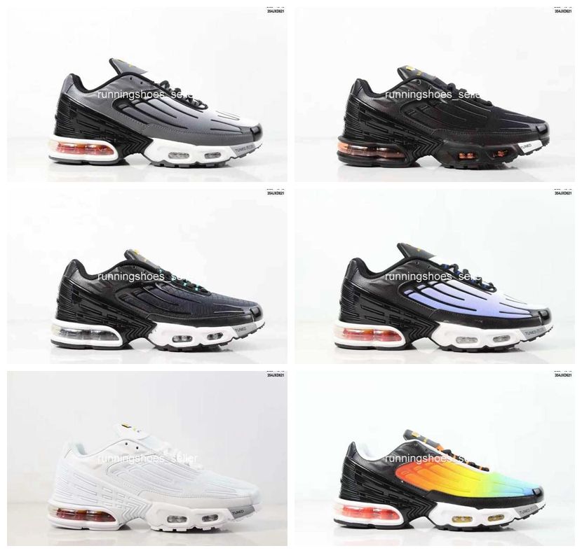 Scarpe Estive 2019 Nike Air Max Plus Tn Plus III 3 TN Mens Desig TUNED Airs  Scarpe Da Corsa Classic Outdoor Tn Nero Bianco Sport Shock Sneakers Uomo  Requin Blue Spider Scarpe