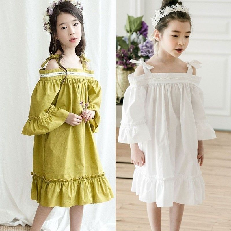 Acheter Nouvelle Robe De Princesse Pour Fille Garcon Vetements Robes Pour La Noce Et Vert Blanc Mere Et Fille De 14 31 Du Noock Dhgate Com