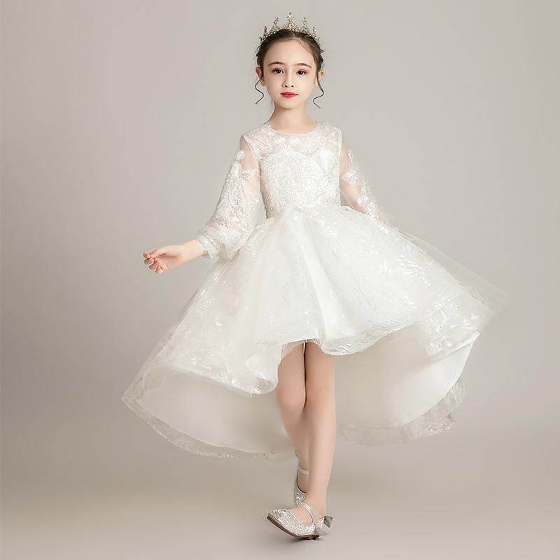 white wedding dresses for kids