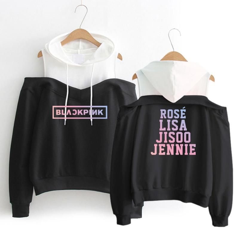 Acquistare KELUOXIN Kpop Blackpink Sexy Spalle Felpe Team Femminile Degli  Utenti Nome Dellutente Felpa Gruppo Femminile Fans Blackpink Cappuccio  Economico | Consegna Veloce E Qualità | DHgate Italy