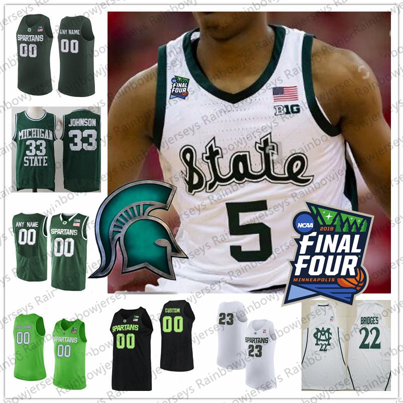 custom michigan state basketball jersey