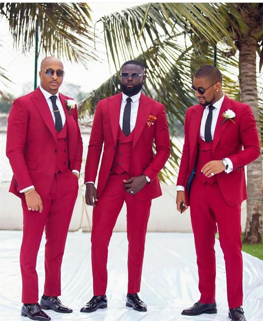 Fashion 2020 Summer Beach Wedding Tuxedos Mens Groom Suits