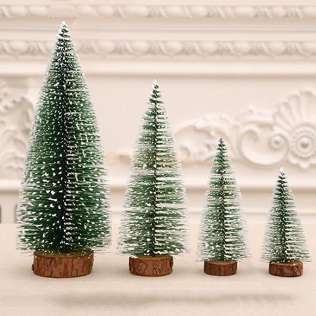 Tabletop Christmas Pine Tree Xmas Small Trees Decoration Diy